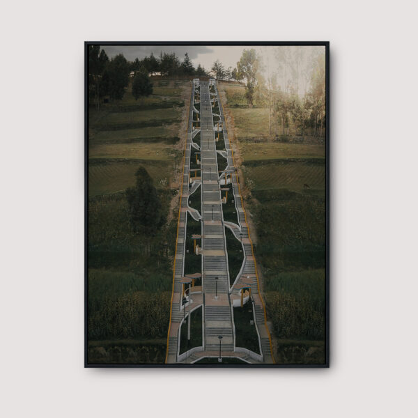 Escaleras-Cochas (Cuadro)